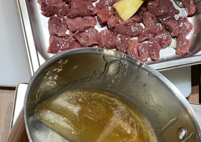 Préparation poêlée de bœuf miel et safran – courges sautées SIA 2022