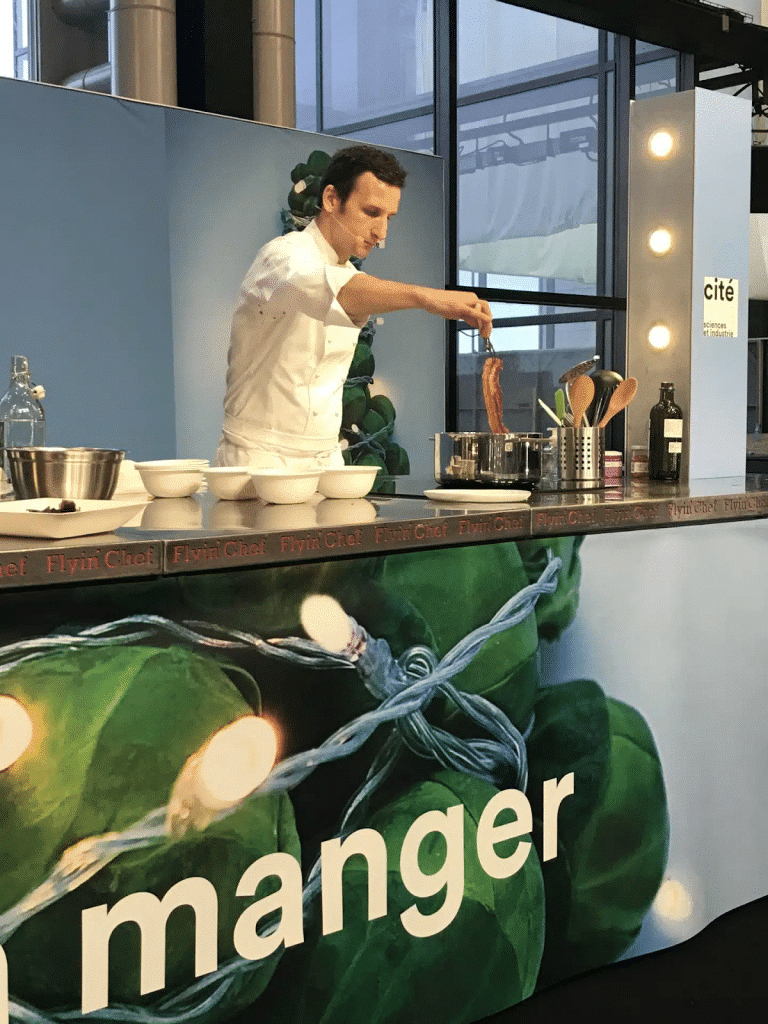 Cooking show à la CIté des Sciences organisés par ANcuisine