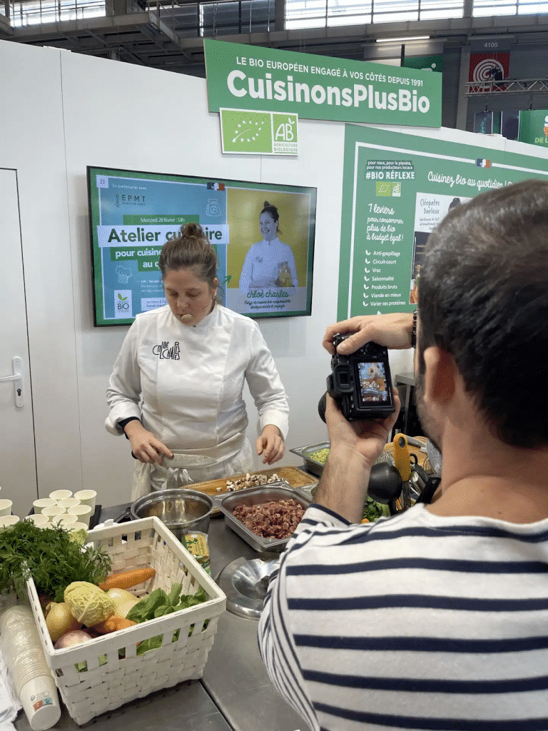 Animation culinaire pour l'Agence BIO