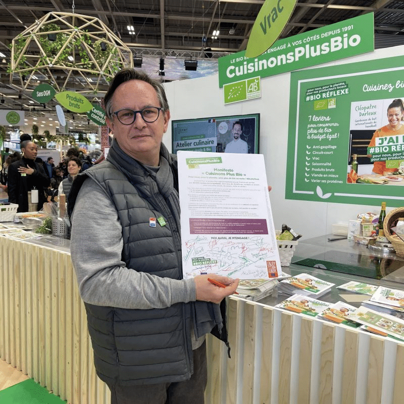 Antoine, fondateur d'ANcuisine au salon de l'Agriculture