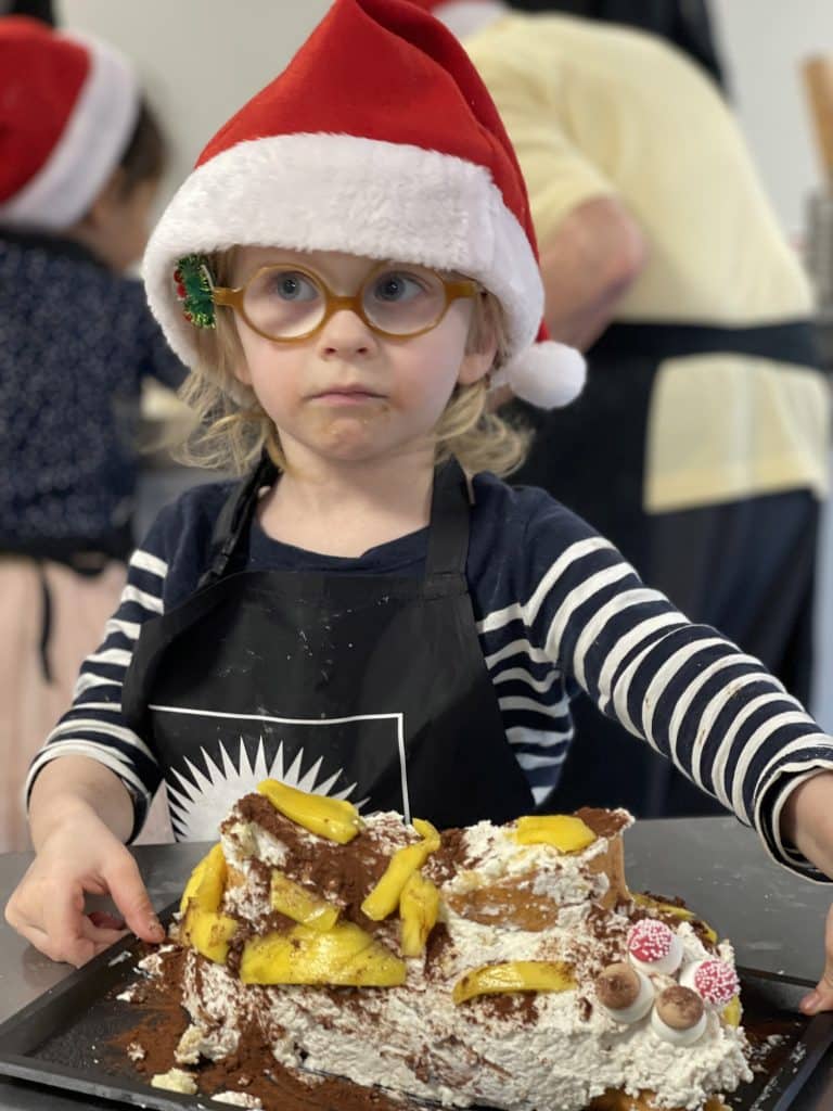atelier cuisine enfant à Noël par ANcuisine