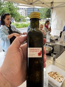 huile et vinaigre infusé